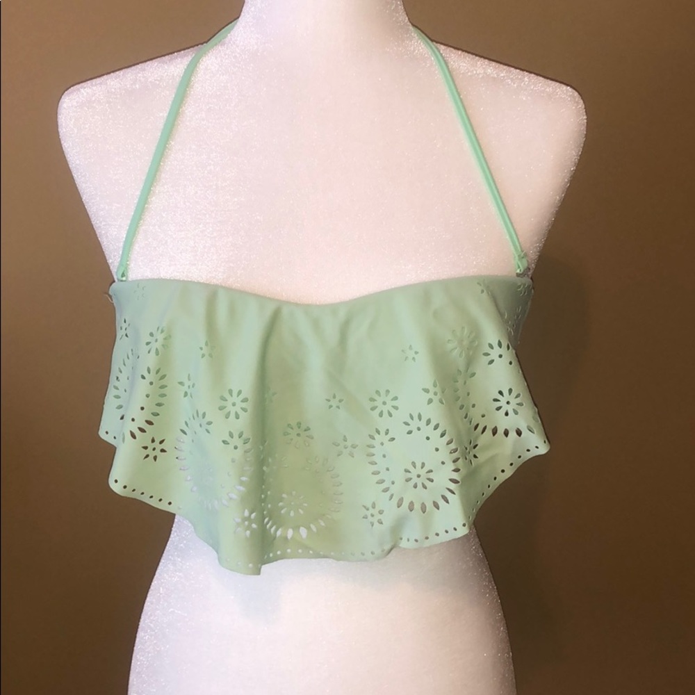 SWIM TOP. Strapless. - Picture 3 of 9